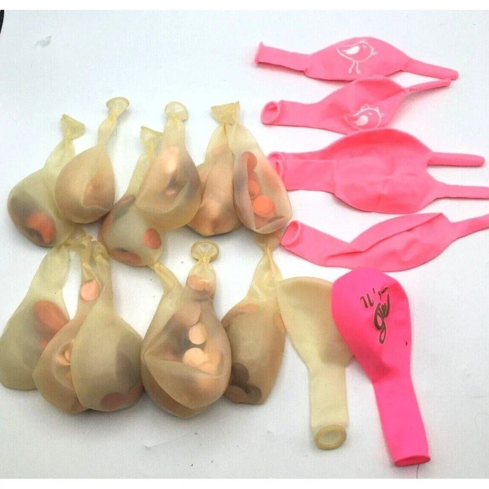 Baby Shower Girl Balloon Lot of 25 Baby Bottle Foot It's A Girl Pink 21